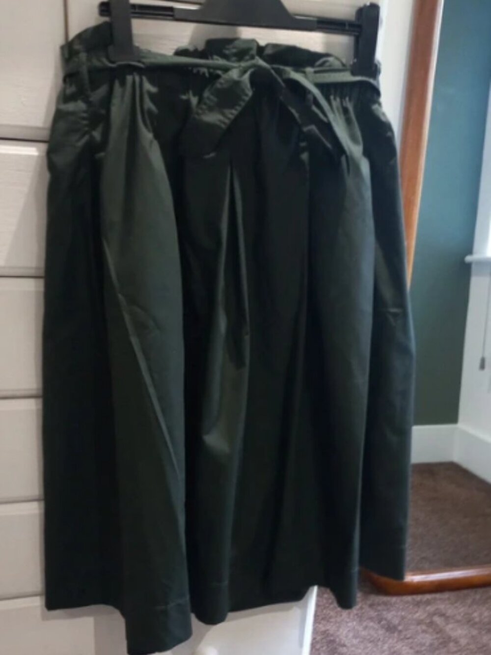 Forest style olive green skirt